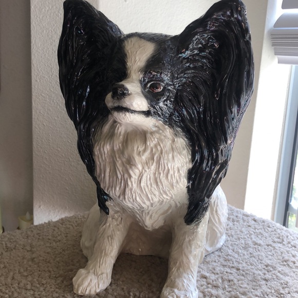Townsends Ceramics Accents Townsend Ceramics Life Size Papillon Dog
